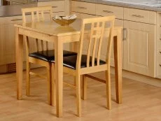 Seconique Seconique Vienna Oak Dining Table and 2 Chair Set