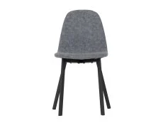 Seconique Seconique Berlin Set of 4 Grey Fabric Dining Chairs