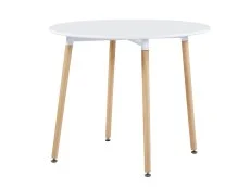 Seconique Seconique Lindon 90cm White and Oak Dining Table