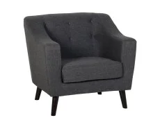 Seconique Seconique Ashley Grey Fabric Armchair