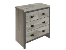 GFW GFW Boston Grey Wood Effect 2+2 Drawer Chest of Drawers