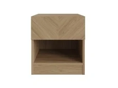 GFW GFW Catania Euro Oak 1 Drawer Lamp Table