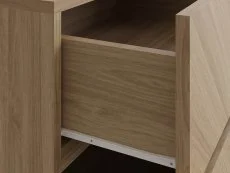 GFW GFW Catania Euro Oak 3+3 Drawer Chest of Drawers