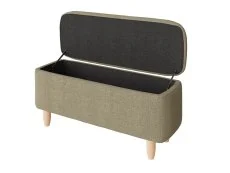 GFW GFW Florence Mushroom Boucle Fabric Ottoman Storage Bench