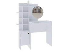 GFW GFW Freyja White 1 Drawer Dressing Table with Mirror