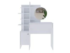 GFW GFW Freyja White 1 Drawer Dressing Table with Mirror