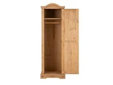 Seconique Seconique Corona Pine 1 Door Single Wardrobe