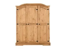 Seconique Seconique Corona Pine 3 Door Triple Wardrobe