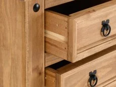 Seconique Seconique Corona Pine 5 Drawer Tall Chest of Drawers