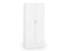 Seconique Seconique Nevada White High Gloss 2 Door Double Wardrobe