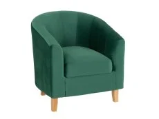 Seconique Seconique Tempo Emerald Green Velvet Tub Chair