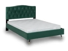 Seconique Seconique Freya 4ft6 Green Velvet Fabric Bed Frame