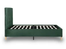 Birlea Furniture & Beds Birlea Loxley 4ft6 Double Green Fabric Bed Frame