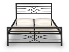 Seconique Seconique Kelly 5ft King Size Black Metal Bed Frame