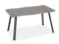 Seconique Seconique Quebec Wave 140cm Concrete Effect Dining Table