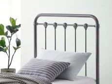 Time Living Time Living Havana 3ft Single Grey Metal Bed Frame