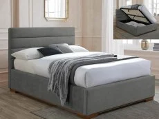 Time Living Time Living Mayfair 5ft King Size Light Grey Fabric Ottoman Bed Frame