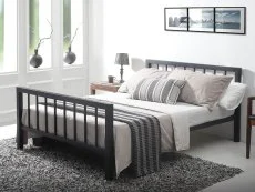 Time Living Time Living Metro 5ft King Size Black Metal Bed Frame