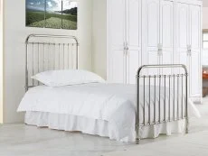 Time Living Time Living Rose 3ft Single Chrome Metal Bed Frame