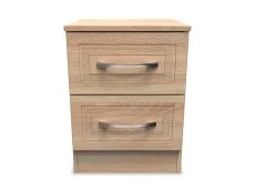 Welcome Welcome Dorset 2 Drawer Small Bedside Table (Assembled)