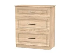 Welcome Welcome Dorset 3 Drawer Deep Chest of Drawers(Assembled)