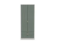 Welcome Welcome Las Vegas 2 Door 2 Drawer Tall Double Wardrobe (Assembled)