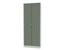 Welcome Welcome Las Vegas 2 Door Tall Double Wardrobe (Assembled)