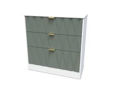 Welcome Welcome Las Vegas 3 Drawer Midi Chest of Drawers (Assembled)