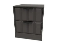 Welcome Welcome New York 2 Drawer Small Bedside Table (Assembled)