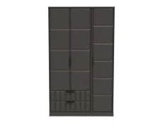 Welcome Welcome New York 3 Door 2 Drawer Tall Triple Wardrobe (Assembled)