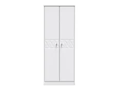 Welcome Welcome San Jose 2 Door Tall Double Wardrobe (Assembled)