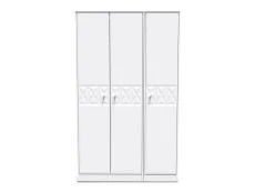 Welcome Welcome San Jose 3 Door Tall Triple Wardrobe (Assembled)