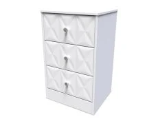 Welcome Welcome San Jose 3 Drawer Bedside Table (Assembled)