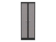 Welcome Welcome Rattan Look 2 Door Double Wardrobe (Assembled)