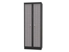 Welcome Welcome Rattan Look 2 Door Double Wardrobe (Assembled)