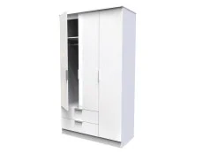 Welcome Welcome Plymouth 3 Door 2 Drawer Tall Triple Wardrobe (Assembled)