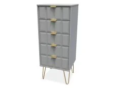 Welcome Welcome Cube 5 Drawer Tall Narrow Chest of Drawers (Assembled)