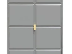 Welcome Welcome Cube 2 Door Tall Double Wardrobe (Assembled)