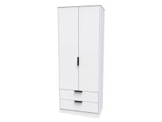 Welcome Welcome Diego 2 Door 2 Drawer Tall Double Wardrobe (Assembled)