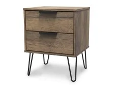 Welcome Welcome Hong Kong 2 Drawer Bedside  Table (Assembled)