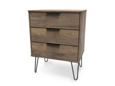 Welcome Welcome Hong Kong 3 Drawer Midi Chest of Drawers (Assembled)