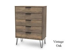 Welcome Welcome Hong Kong 5 Drawer Chest of Drawers (Assembled)