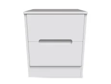 Welcome Welcome Monaco 2 Drawer Small Bedside Table (Assembled)