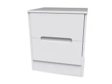 Welcome Welcome Monaco 2 Drawer Small Bedside Table (Assembled)