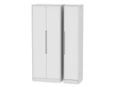 Welcome Welcome Monaco 3 Door Tall Triple Wardrobe (Assembled)