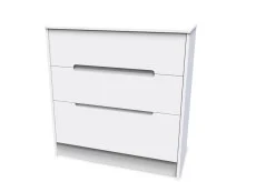 Welcome Welcome Monaco 3 Drawer Deep Chest of Drawers (Assembled)