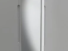 Welcome Welcome Monaco Gloss 3 Door Tall Mirrored Triple Wardrobe (Assembled)