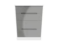 Welcome Welcome Monaco Gloss 4 Drawer Deep Chest of Drawers (Assembled)