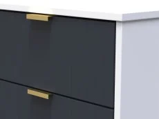 Welcome Welcome Linear 2 Drawer Bedside Table (Assembled)