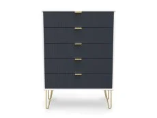 Welcome Welcome Linear 5 Drawer Chest of Drawers (Assembled)